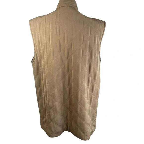 vintage DEVERNOIS Knit Lined Wool Blend Vest Snap Up - Size Medium - Picture 3 of 16